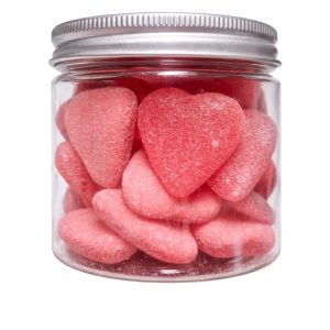 Gummy Candy 124g Jar - Hearts