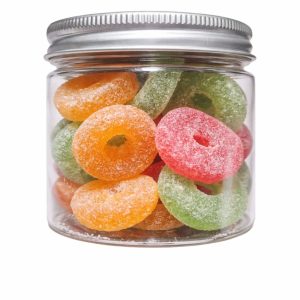 Gummy Candy 80g Jar - Rings
