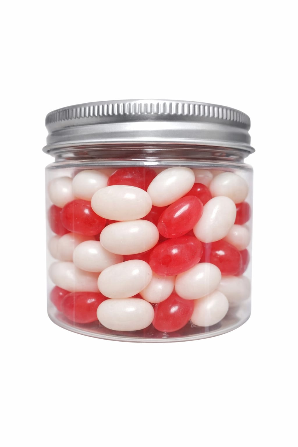 Jelly Bean Jar 125g - Red & White